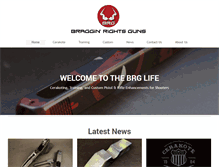 Tablet Screenshot of bragginrightsguns.com